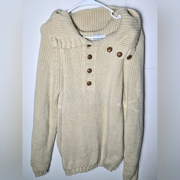 Men's Vintage French Creek Sheep & Wool 100% Virgin Wool Sweater, Size Medium - Picture 1 of 5